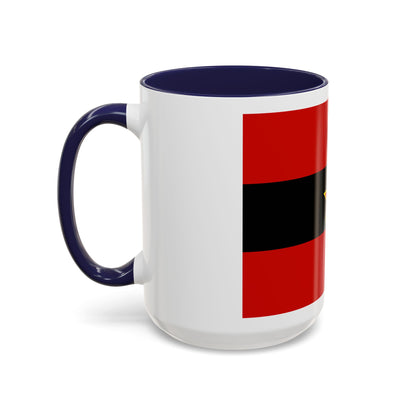 Civil Ensign of Albania 1945 to 1992 - Accent Coffee Mug
