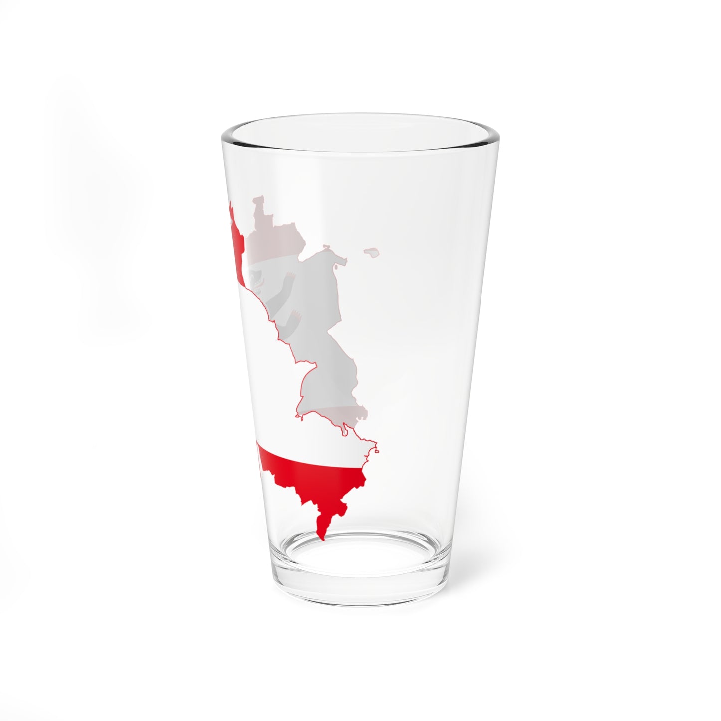 Flag map of Berlin 1990- (Germany) Pint Glass 16oz