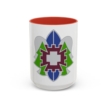 332 Medical Brigade 2 (U.S. Army) Accent Coffee Mug