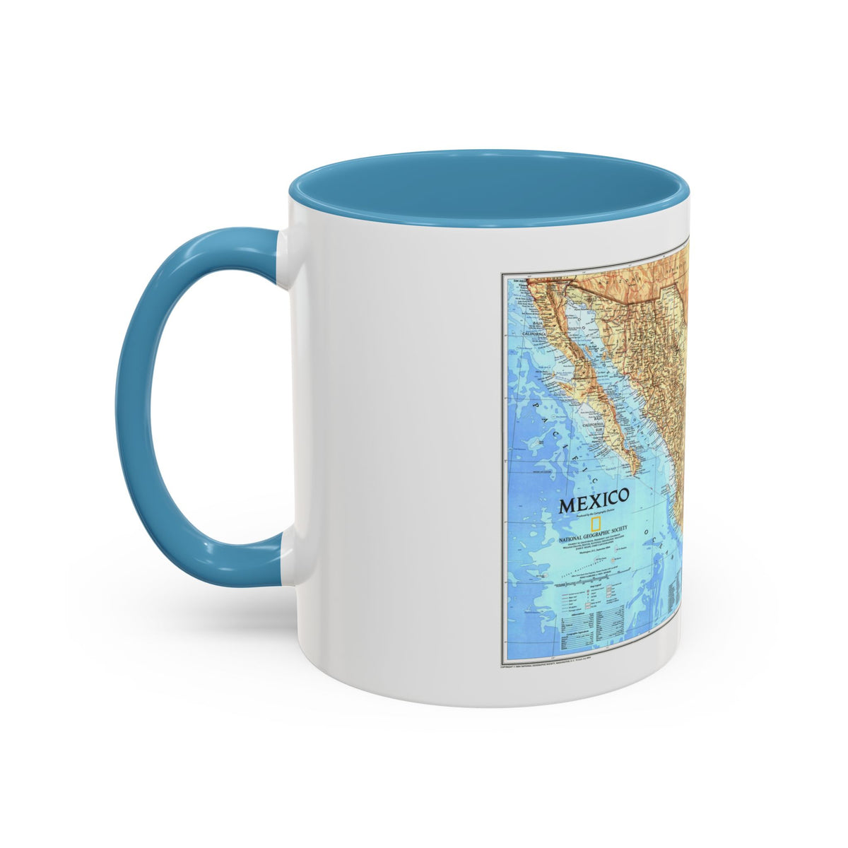 North America - Mexico (1994) (Map) Accent Coffee Mug