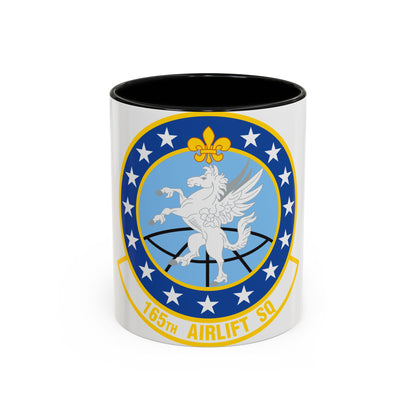 Tasse à café décorative du 165e Escadron de transport aérien (US Air Force)