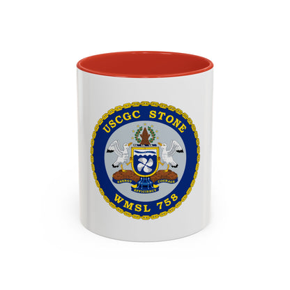 USCGC STONE WMSL 758 (U.S. Coast Guard) Accent Coffee Mug