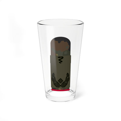 HA OS5 51e Oberstabsveterinär i.G. TM L (Military Rank) Pint Glass 16oz