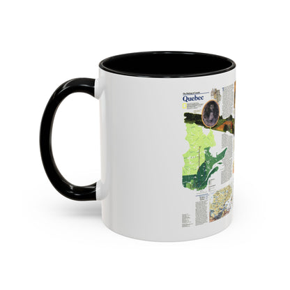 Canada - Quebec 2 (1991) (Map) Accent Coffee Mug