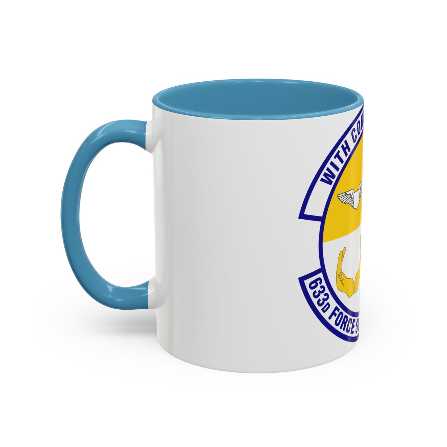 633d Force Support Squadron (U.S. Air Force) Accent Coffee Mug