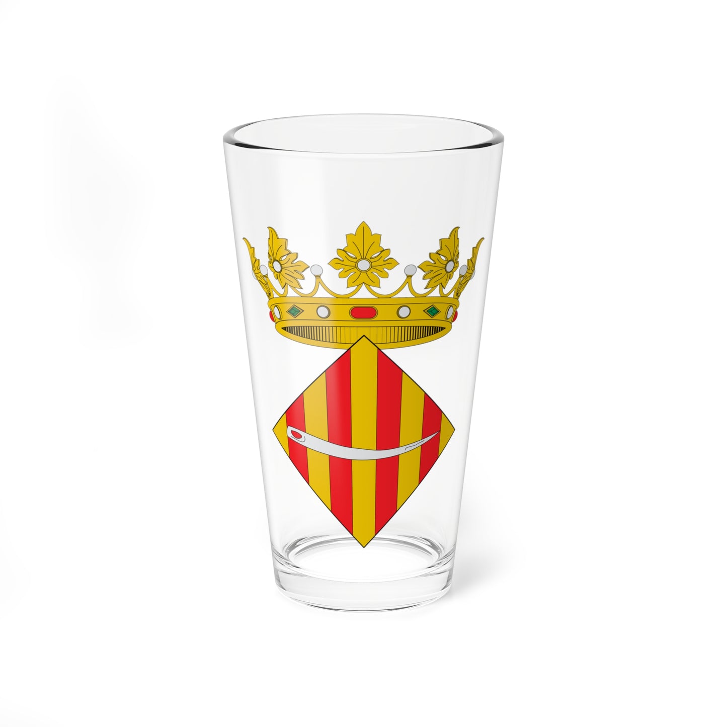 Escudo de Agullent (Spain) (Coat of Arms) Pint Glass 16oz