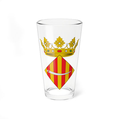 Escudo de Agullent (Spain) (Coat of Arms) Pint Glass 16oz