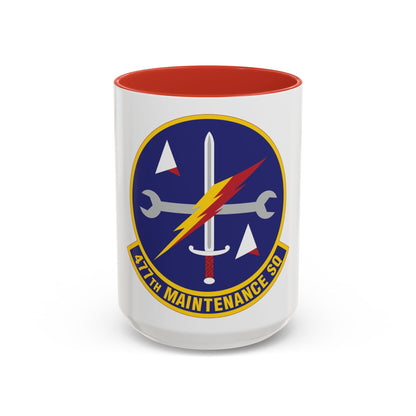 477th Maintenance Squadron (U.S. Air Force) Accent Coffee Mug