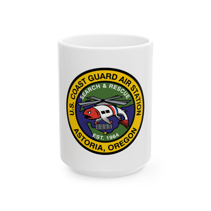 USCG AS Astoria Oregon (U.S. Coast Guard) White Coffee Mug