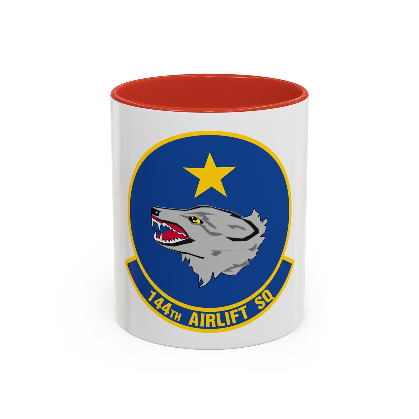 144 Airlift Squadron (U.S. Air Force) Accent Coffee Mug