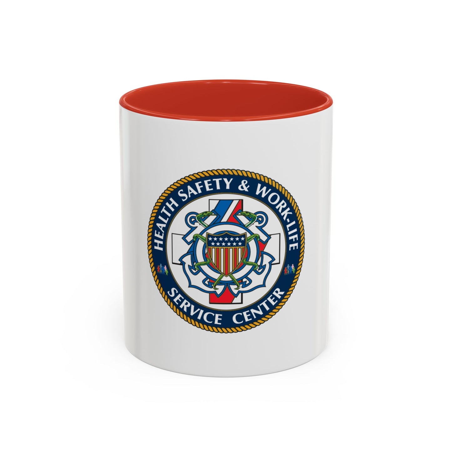 HSWL Service Center (U.S. Coast Guard) Accent Coffee Mug