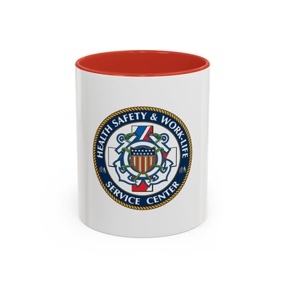 HSWL Service Center (U.S. Coast Guard) Accent Coffee Mug