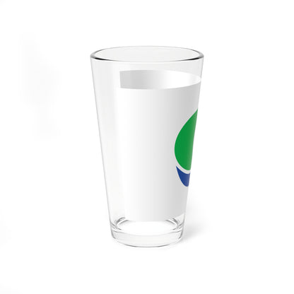 Flag of Kamijima Ehime (Japan) Pint Glass 16oz