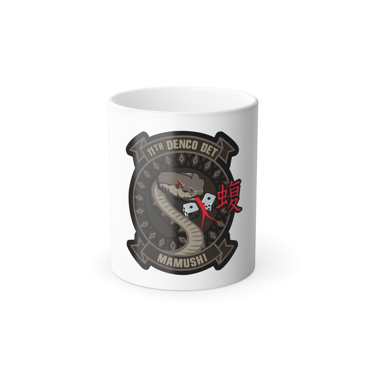 11th DENCO DET Mamushi (U.S. Navy) Color Changing Mug 11oz