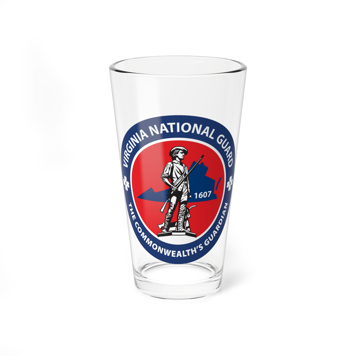 Virginia National Guard - Pint Glass 16oz