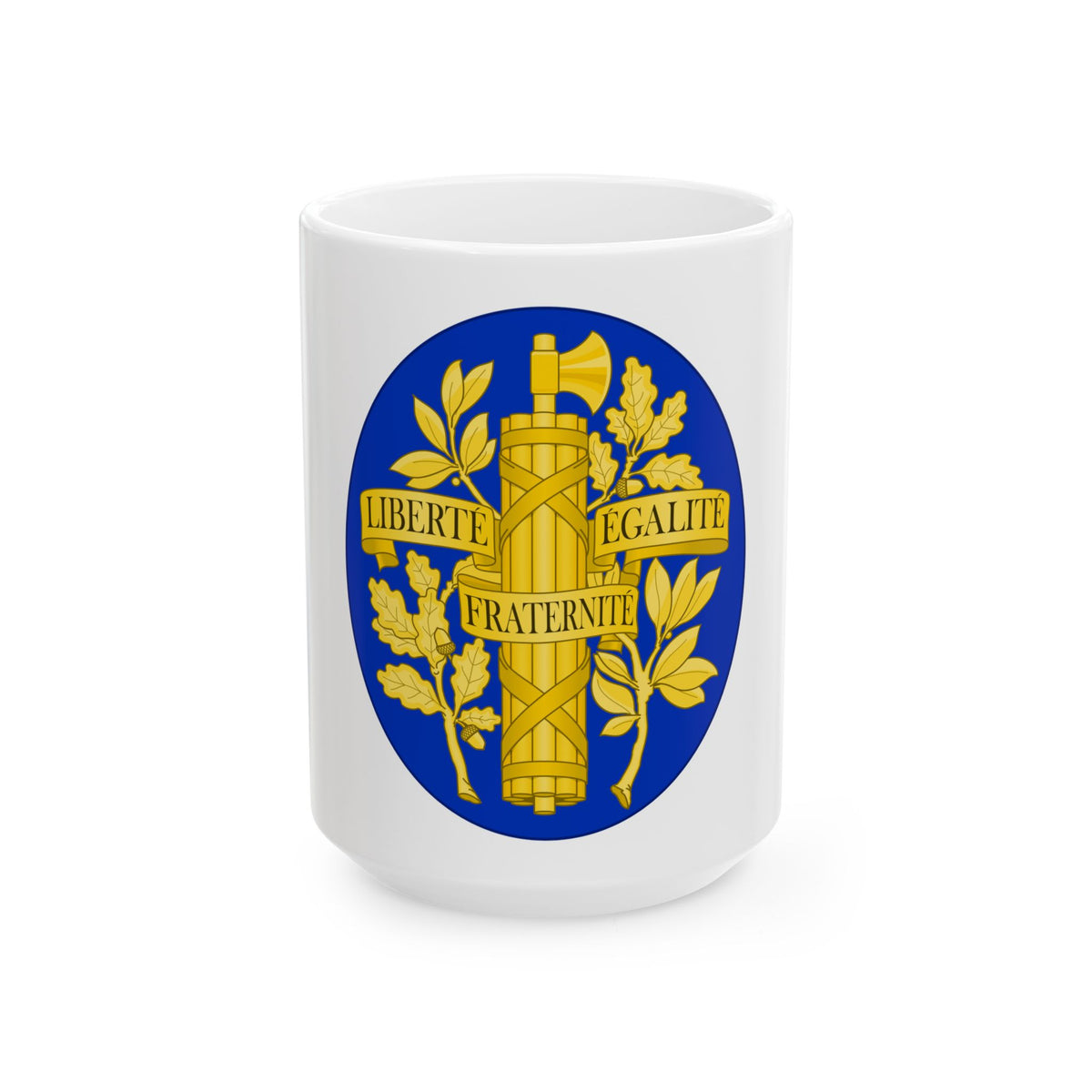 Arms of the French Republic - White Coffee Mug