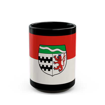 Flag of Rheinisch Bergischer Germany - Black Coffee Mug-15oz-Go Mug Yourself