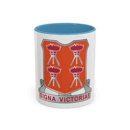 447 Signal Battalion (U.S. Army) Accent Coffee Mug