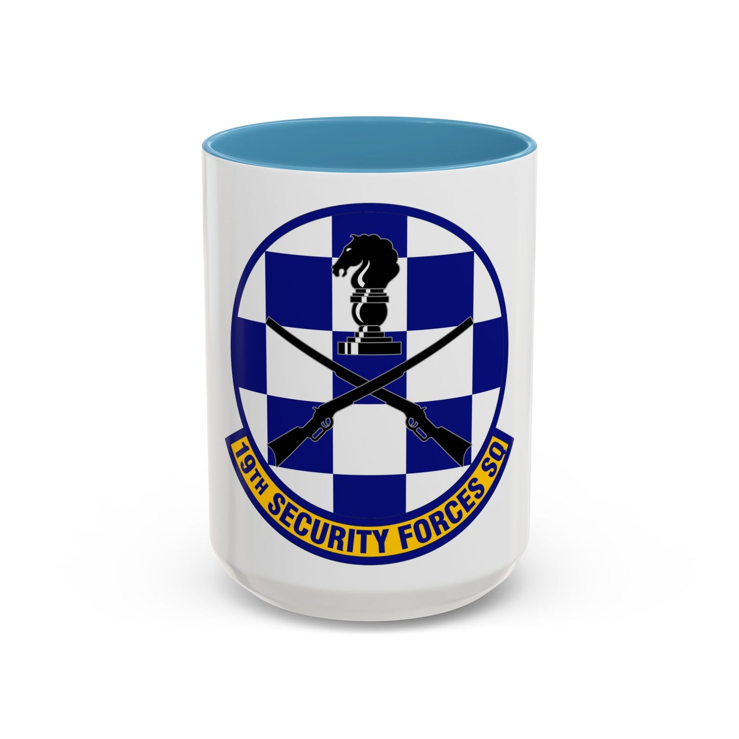 19 Security Forces Squadron AMC (U.S. Air Force) Accent Coffee Mug