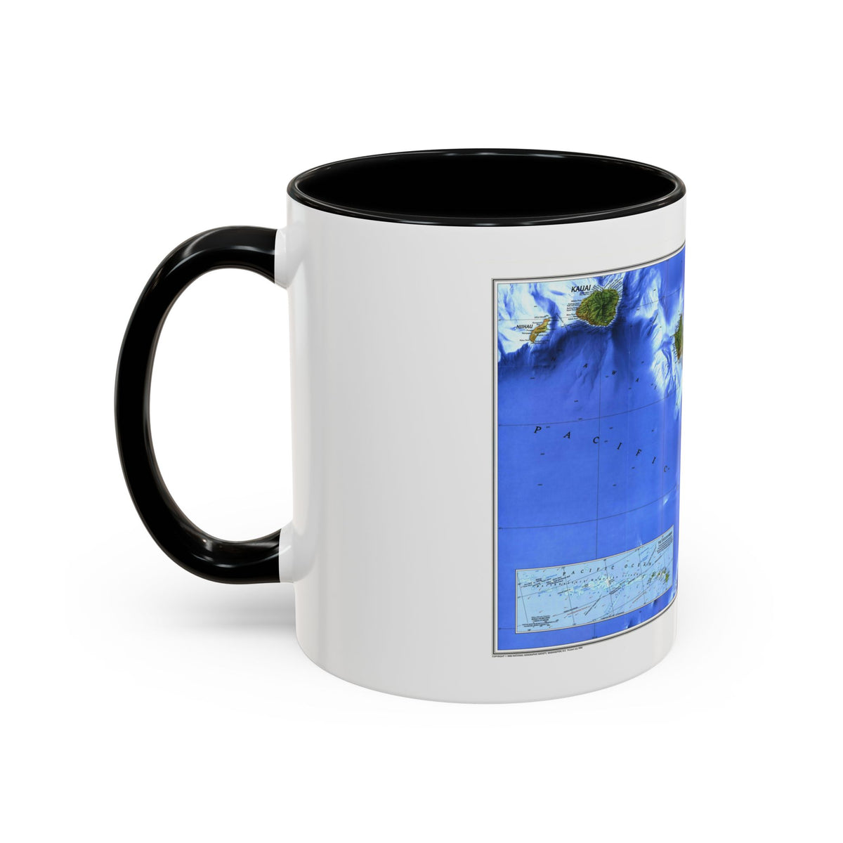 USA - Hawaii (1995) (Map) Accent Coffee Mug
