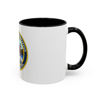 USCG Station Bellingham WA (U.S. Coast Guard) Accent Coffee Mug