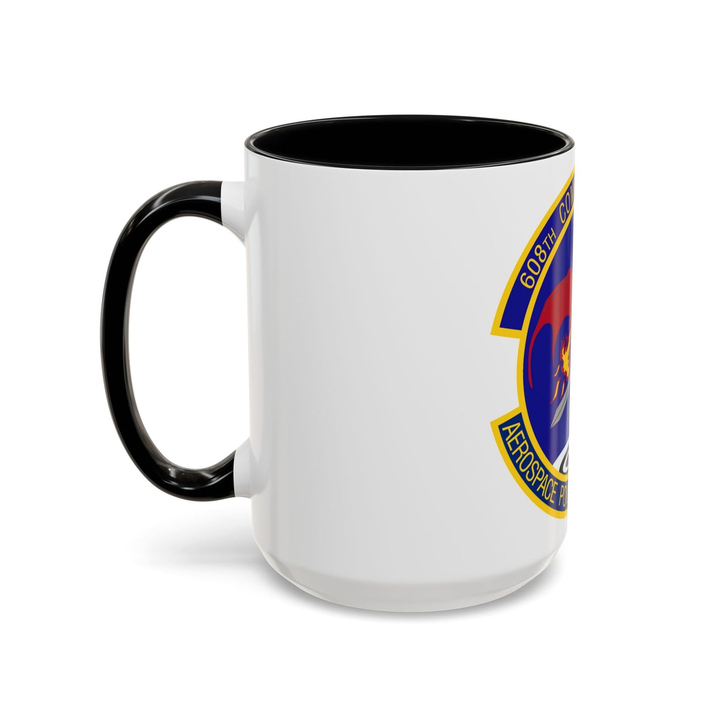 608th Combat Plans Squadron (U.S. Air Force) Accent Coffee Mug