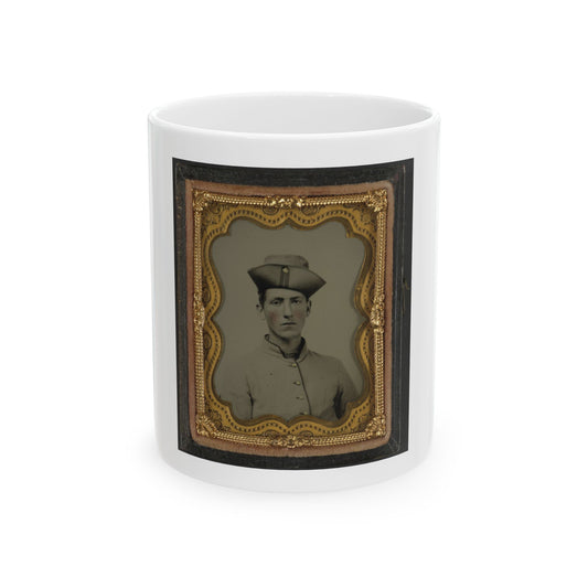 Private Albert B. Martin Of Co. 3, Washington Louisiana Light Artillery Battery (U.S. Civil War) White Coffee Mug