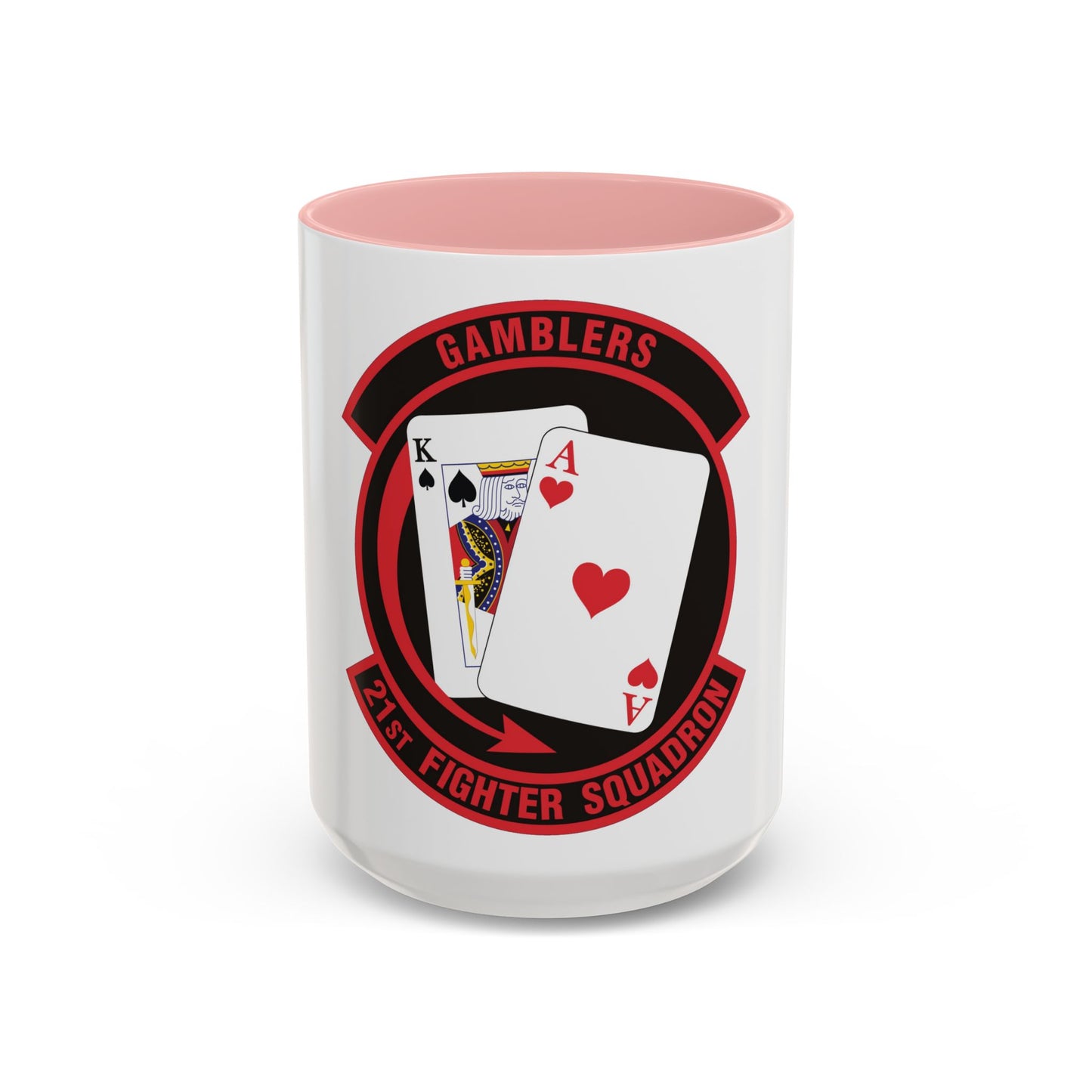 21 Fighter Squadron AETC (U.S. Air Force) Accent Coffee Mug