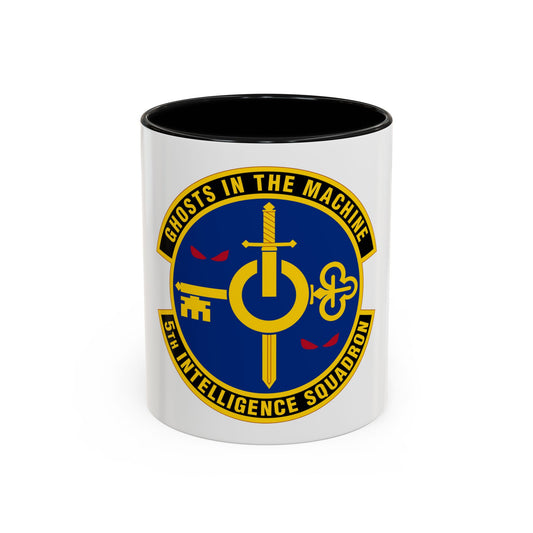5 Intelligence Squadron ACC (U.S. Air Force) Accent Coffee Mug