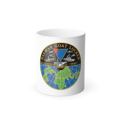 NAVWAR Goat Locker (U.S. Navy) Color Changing Mug 11oz
