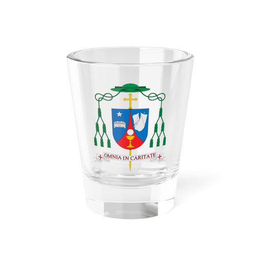 Escudo del obispo Leonardo Lemos (Spain) (Coat of Arms) Shot Glass 1.5oz