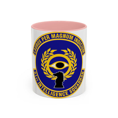 21st Intelligence Squadron (U.S. Air Force) Accent Coffee Mug