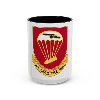 456th Airborne Field Artillery Battalion (U.S. Army) Accent Coffee Mug