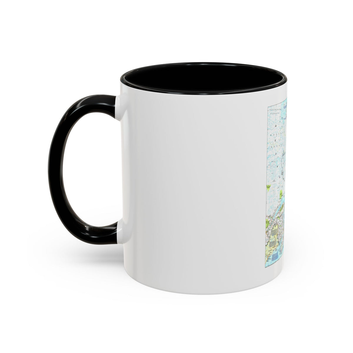 Canada - Atlantic 1 (1992) (Map) Accent Coffee Mug