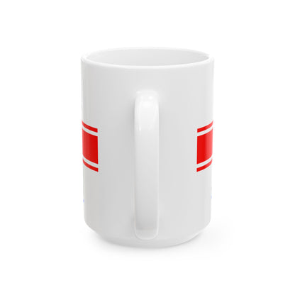 Flag of the City of Melbourne Australia - White Coffee Mug-Go Mug Yourself