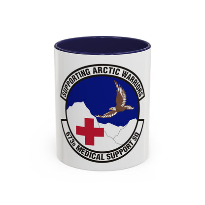 673d Medical Support Squadron (U.S. Air Force) Accent Coffee Mug