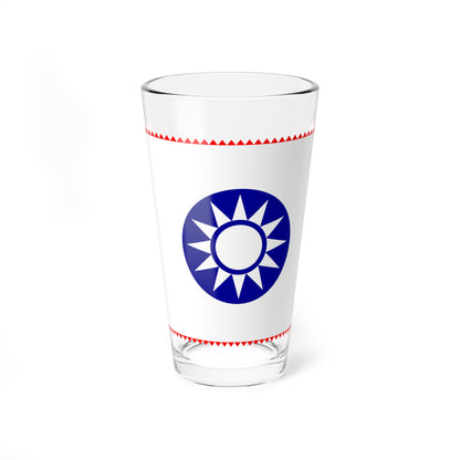 ROC County Guard Flag 1932-1949 (China) Pint Glass 16oz
