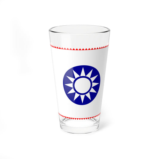 ROC County Guard Flag 1932-1949 (China) Pint Glass 16oz