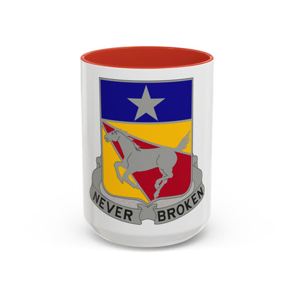 221 Cavalry Regiment (U.S. Army) Accent Coffee Mug