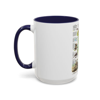 North America - Age of Dinosaurs (1993) (Map) Accent Coffee Mug