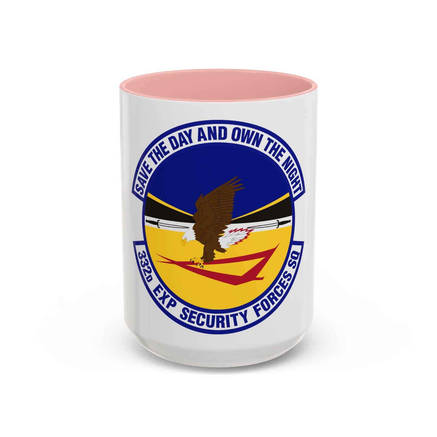 332d Expeditionary Security Forces Squadron (U.S. Air Force) Accent Coffee Mug