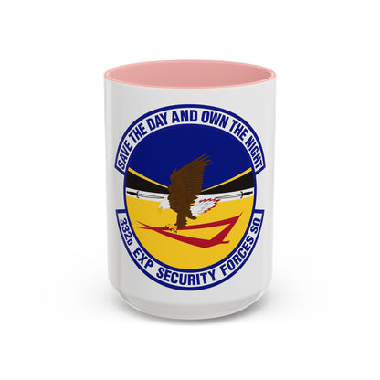 332d Expeditionary Security Forces Squadron (U.S. Air Force) Accent Coffee Mug