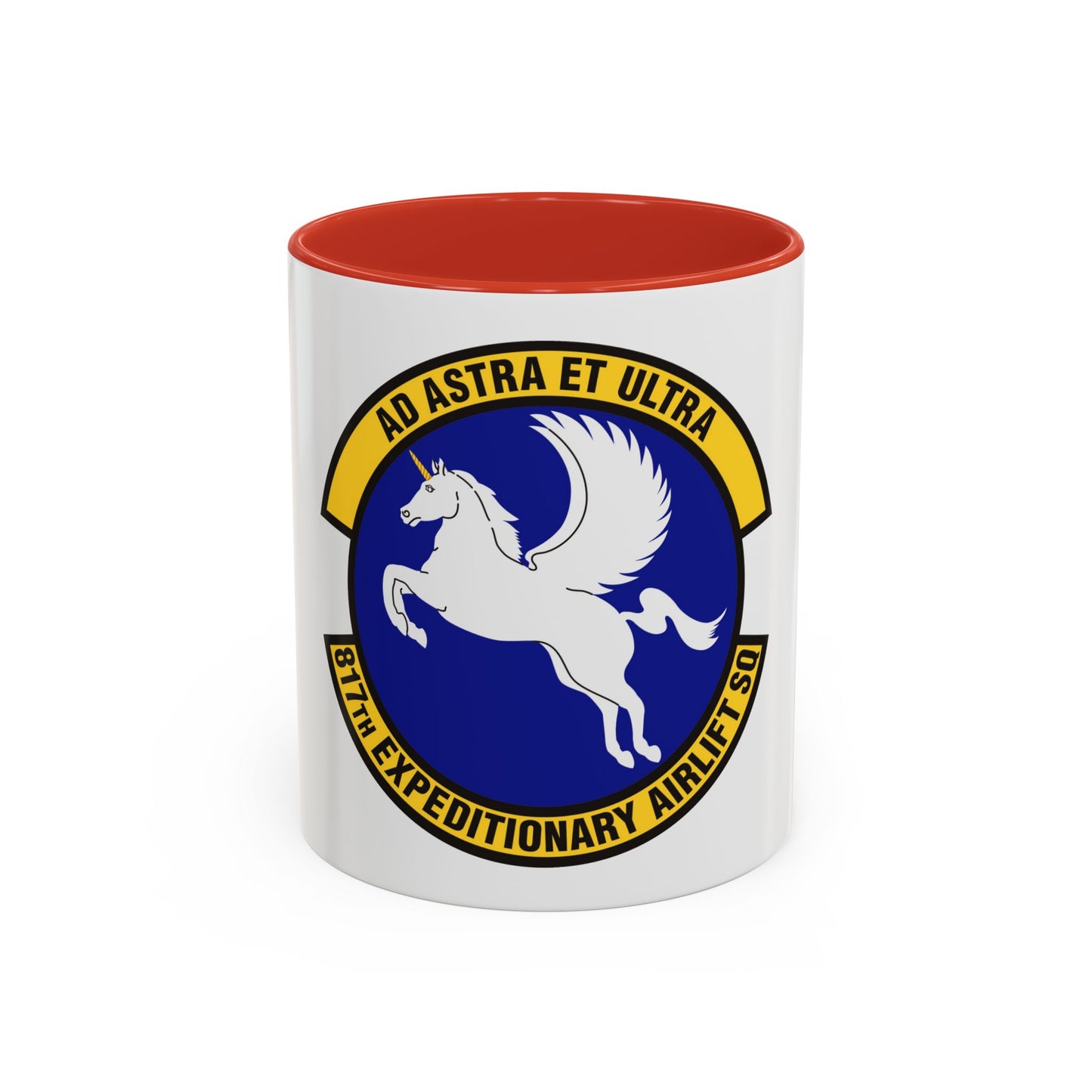 817th Expeditionary Airlift Squadron (U.S. Air Force) Accent Coffee Mug