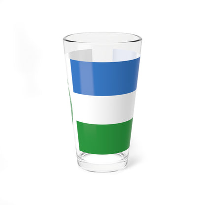 Flag of Nalchik 2009 (Russia) Pint Glass 16oz