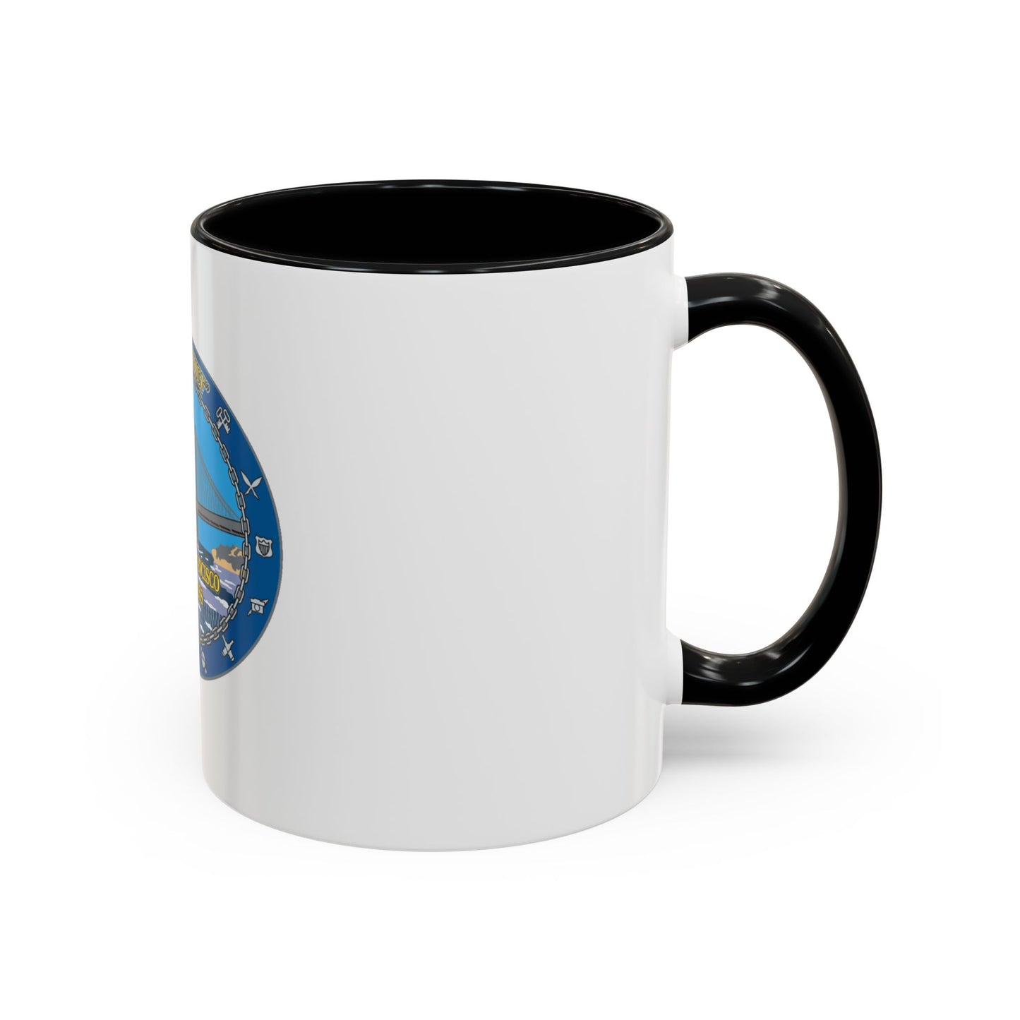 USCGS San Francisco Ask The Chief (U.S. Coast Guard) Accent Coffee Mug