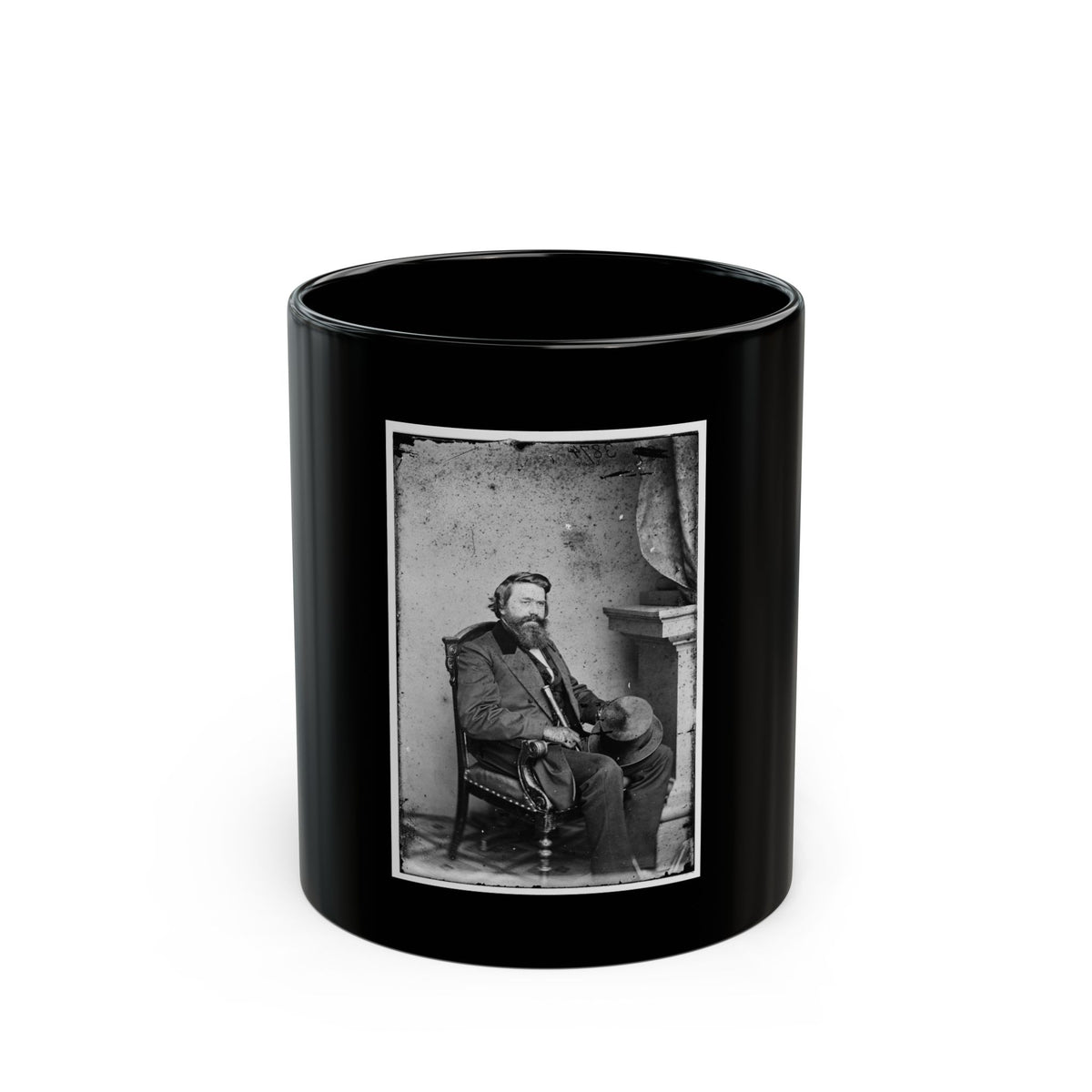 L.T. Wigfall, Brig. Gen. Csa 002 (U.S. Civil War) Black Coffee Mug