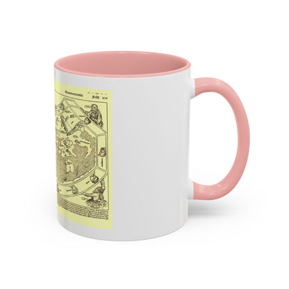 Chronicon Nurembergense Map (1493) (Map) Accent Coffee Mug