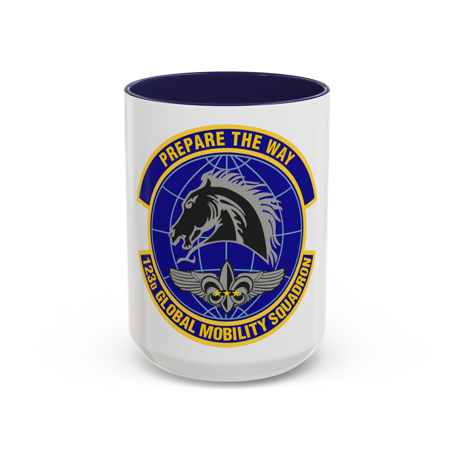 123d Global Mobility Squadron (U.S. Air Force) Accent Coffee Mug
