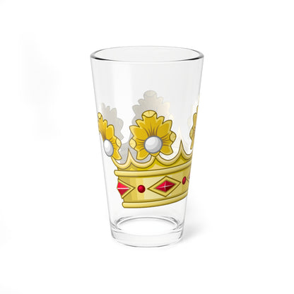 Coronet of a Duke - Kingdom of Portugal (Portugal) (Coat of Arms) Pint Glass 16oz