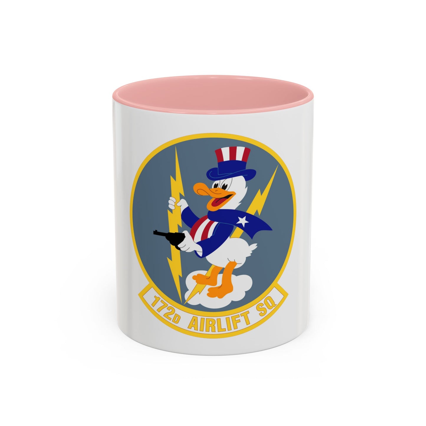 172d Airlift Squadron (U.S. Air Force) Accent Coffee Mug